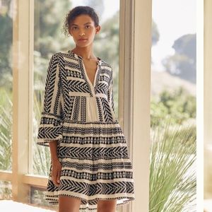 Devotion Twins Petra Embroidered Tunic Dress